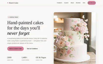 Maria's Cakes — generated by goBuildy